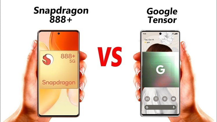 google tensor vs snapdragon 888